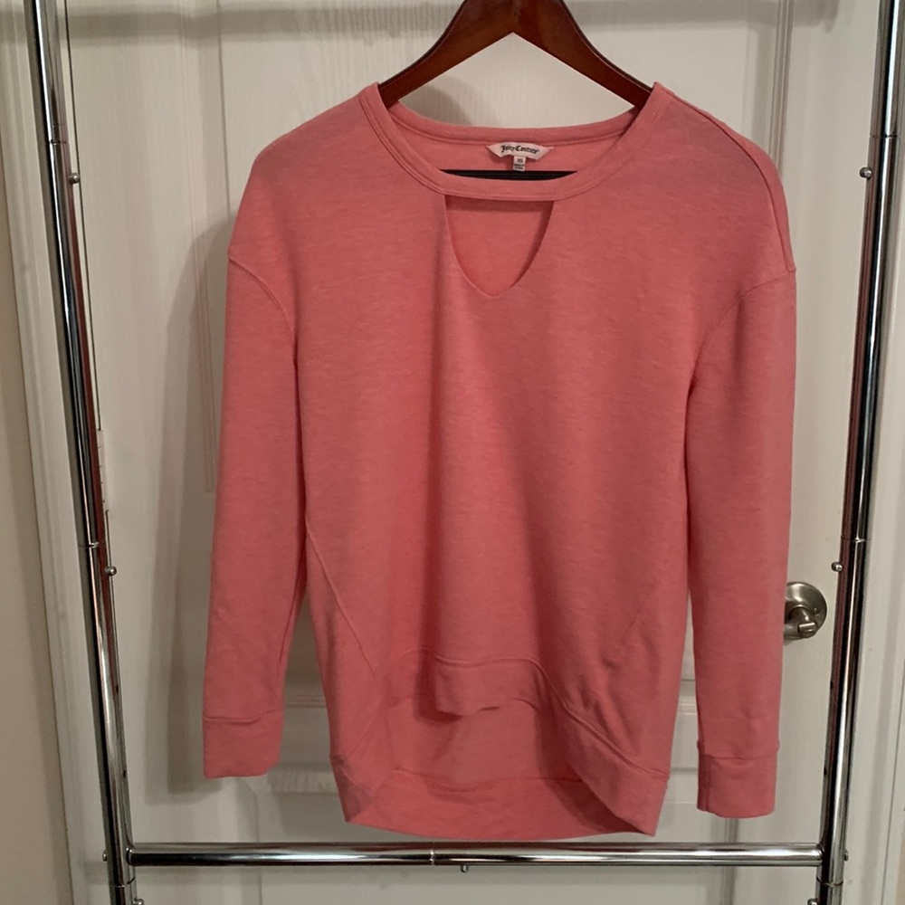Juicy couture long sleeve pink size XS